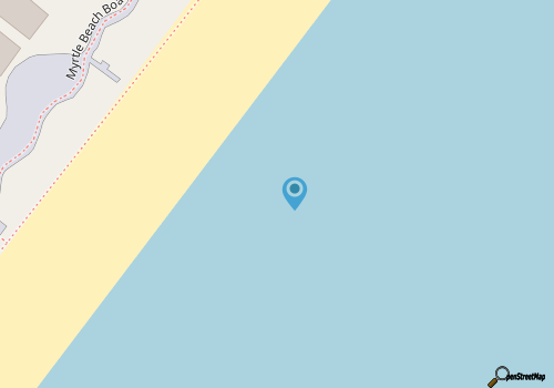 2 Tranquil Oceanfront Condo Units Near SkyWheel Myrtle Beach and Airport map location