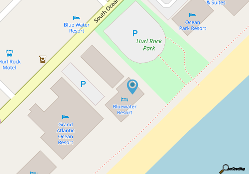 Bluewater Resort 405 map location