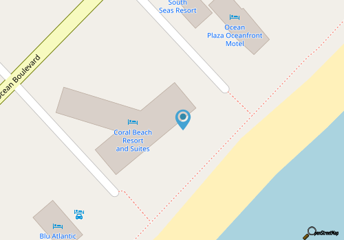 Direct Ocean View! Balcony + Pools + Lazy River map location