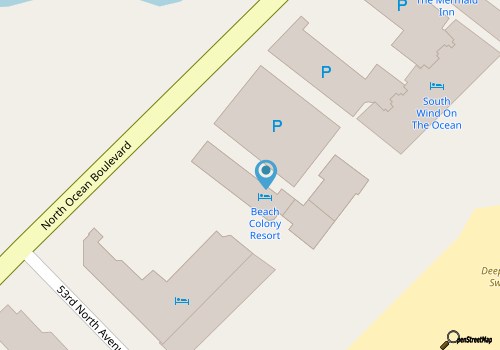2 Bedroom Condo w/ View of Ocean + Official On-Site Rental Privileges map location
