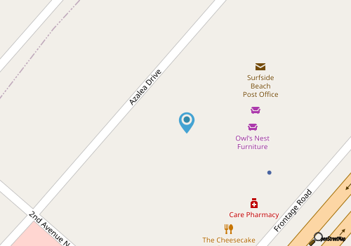 New 2-bedroom 2 Bath Condo Central Grand Strand map location