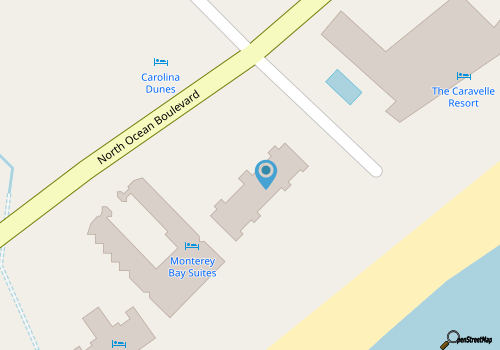 Luxury Oceanfront Two Bedroom Two Bath Condo at Carolina Dunes! (3rd Floor) map location