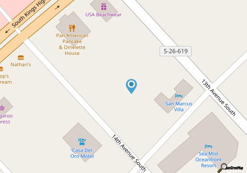 Tico Taco ya ya ya in Ocean Lakes Campground- golf cart + linens included map location