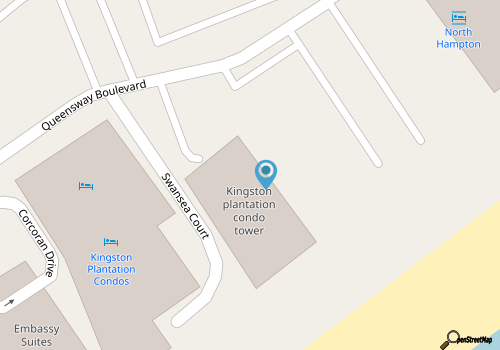 Kingston S Hampton 310A Studio w/Pool, Beach map location