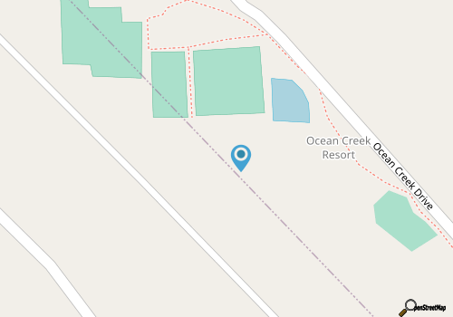 Beautiful/relaxing 1br/1bath renovated Tennis Villa condo at Ocean Creek Resort map location