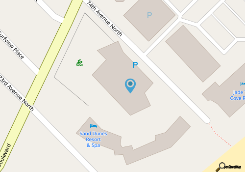 Jacuzzi Corner Wrap Around Balcony Condo Fireplace map location