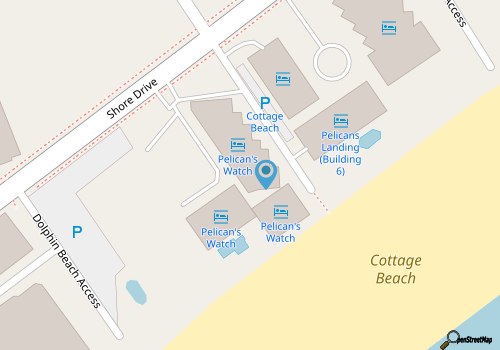 Pelican's Watch Unit 102 - Oceanfront map location