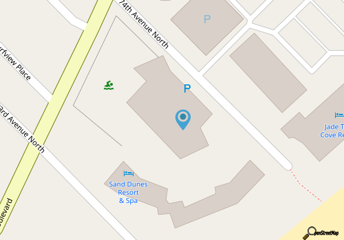 Sand Dunes 2241- Lazy River, Hot Tub, Indoor Pool, Outdoor Pool, Sauna, Wi-Fi map location
