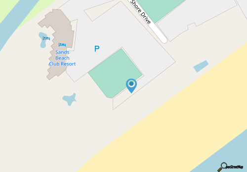 Large Oceanfront Two Bedroom Two Bath Condo at Sands Beach Club! (7th Floor) map location