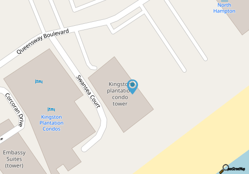 2 Br Ocean View Condo in Kingston Plantation! map location