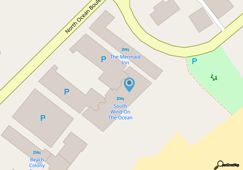 Luxury Oceanfront at Southwind Resort (2nd floor) - by Luxury Beach Rentals map location
