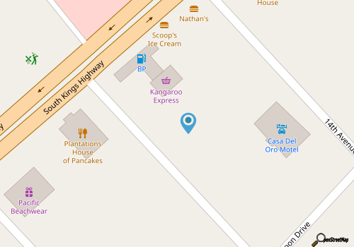 Ocean Breeze Cottage. 3 Bedroom House. map location