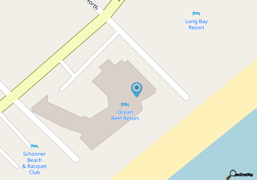 Stunning and Updated Oceanfront Double Queen Suite at Ocean Reef Resort! Unit 508 map location