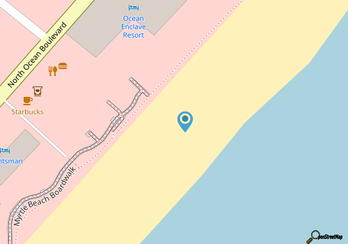 SEAGLASS TOWER MYRTLE BEACH 7 NIGHTS MAR.10-17,2024 DELUXE -OCEANFRONT ONE BDRM map location