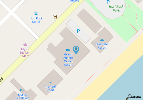 Stunning 3 BR 3 Bath Oceanfront Condo w/ OF Master Bedroom, 2 Master Bedrooms map location