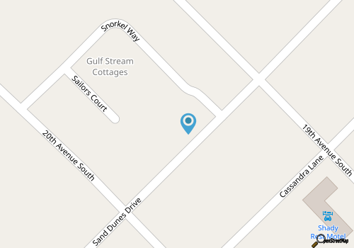 343 Sailors, Beautiful 2-bedroom cottage in Myrtle Beach, 2 Blocks to the Beach! map location