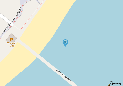 DELUXE Oceans One 4th Floor 1 bed 1 bath w Dishwasher AND Laundry Myrtle Beach map location