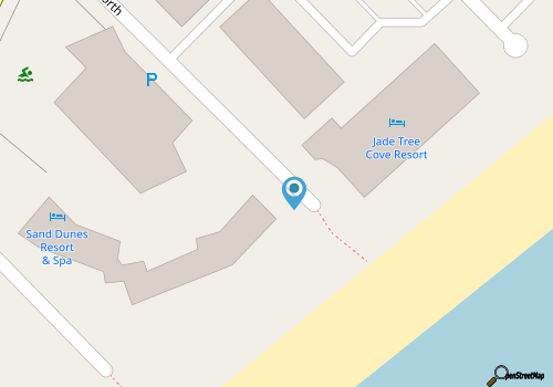 Sand Dunes North 701-3BR/2BA Myrtle Beach Condo map location