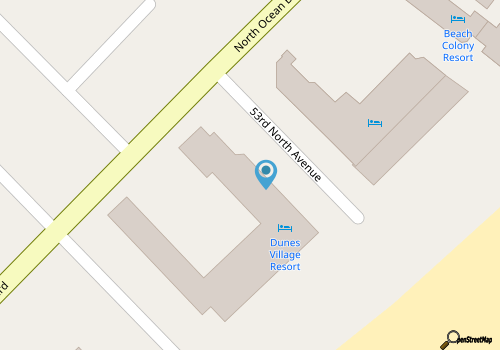 One Bedroom Queen Suite, Luxury Condo, Ocean Front, Myrtle Beach, SC (2556730) map location