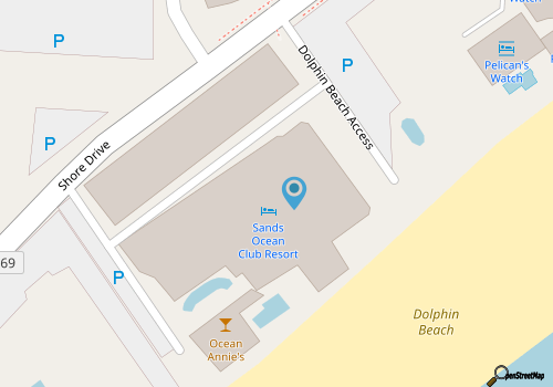 Tropical Paradise - Sands Oceanfront Luxury Condo map location