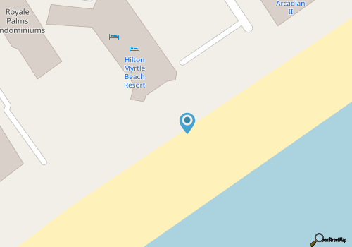 Royale Palms 501H Oceanview Studio w/Pool & Beach map location