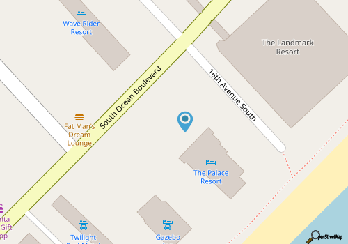 Oceanfront Sun Suite at Family Resort + Official On-Site Rental Privileges map location