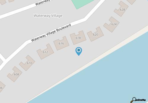 Waterfront condo, close to golf and beach 16G map location