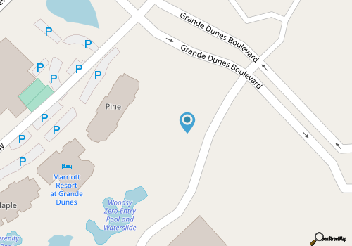 Resort with 2 bedrooms and AC in pleasant Myrtle Beach map location