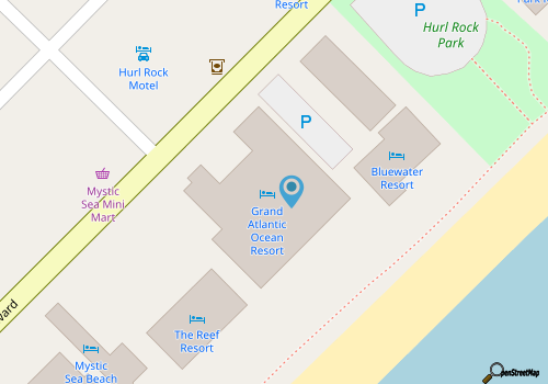 4BR/3BA, Sleeps 16, Large Oceanfront, Balcony map location