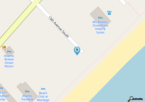 Oversized Ocean View Condo Perfect for 2-4 Guests Sea Mist 50713 map location