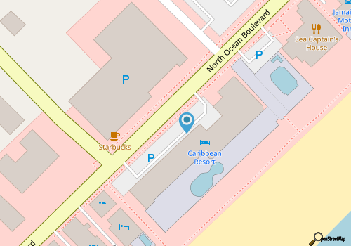 Seascape Suite: Oceanfront Suite 12th Floor map location