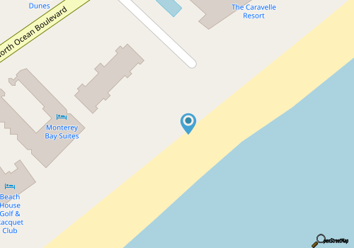 N Myrtle Beach Oceanfront Vacation Rental! map location