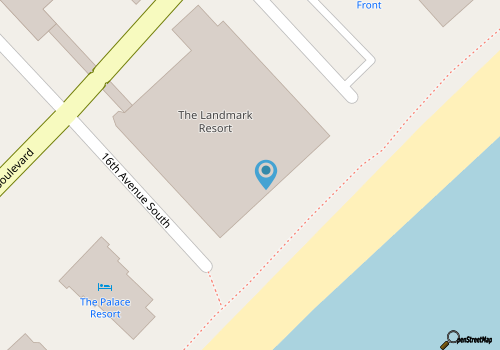 Stunning oceanfront 1BR in the heart of Myrtle Beach pools hot tubs lazy river 542 map location