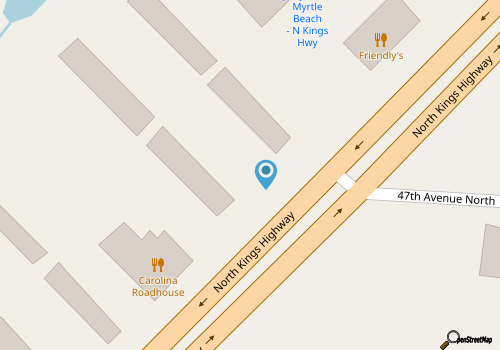 Walk to Ocean & Family Fun: Myrtle Beach Townhome! map location