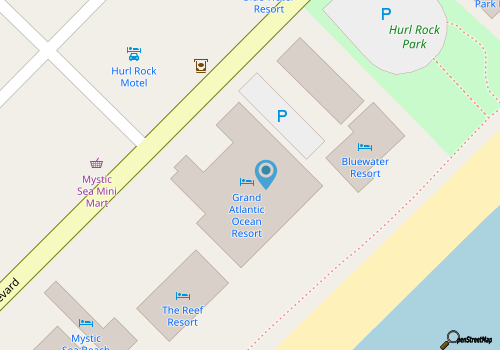 Gorgeous Upscale Oceanfront Condo at The Grand Atlantic Ocean Resort map location
