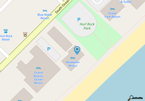 Bluewater Resort 403 map location