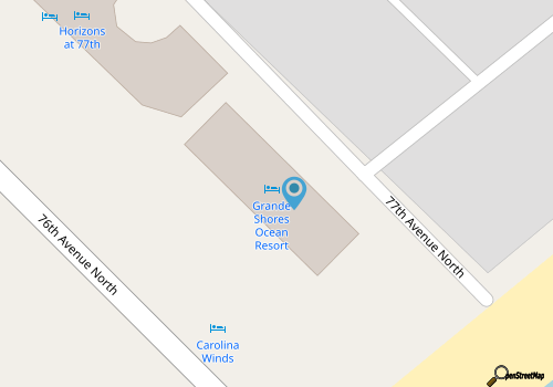 Grande Shores 1024-1BR- Lazy River-Myrtle Beach map location