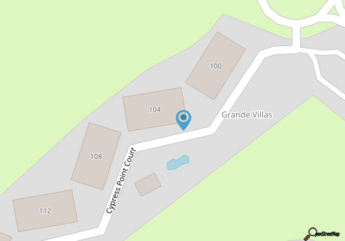 Penthouse with golf course view at the World Tour Grand Villas  map location