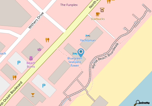 Bluegreen SeaGlass Tower, 1 Bedroom Standard Condo, Free WiFi and Parking map location