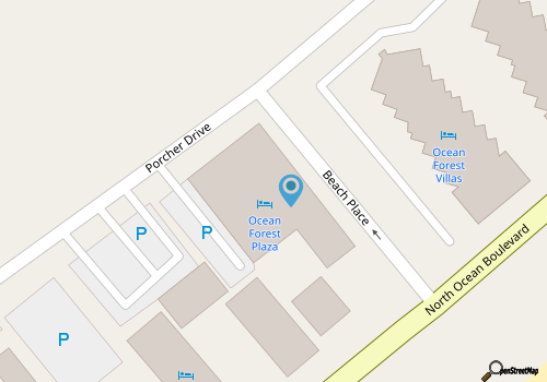 Ocean Forest Plaza Unit 1107 - Oceanfront map location