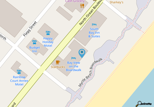 Direct Ocean Front View - Bay View on the Boardwalk by Luxury Beach Rentals map location
