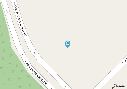 2-bedroom resort in delightful Myrtle Beach with AC, fitness room map location