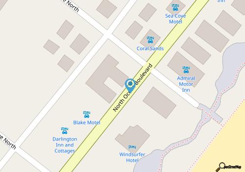 Charming Oceanfront 1-Bedroom | French Balcony map location