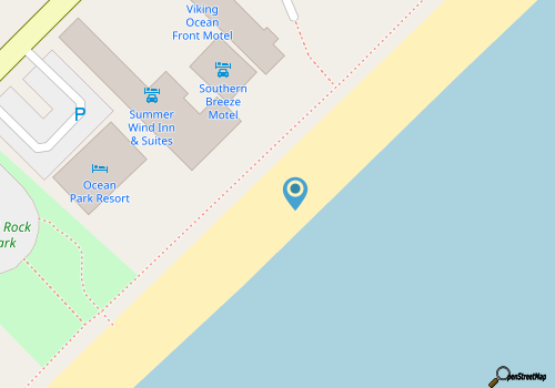 Ocean View 2 Bedroom Apartment with Great Views!  Palace Resort 413 map location