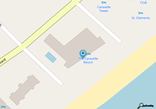 Caravelle 1034 - Myrtle Beach - 1BR/1BA - Pools map location