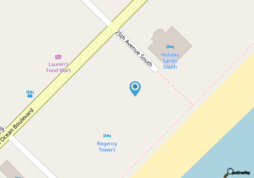 Oceanfront Bliss – Bright Blue Condo with Balcony & Beach Views map location