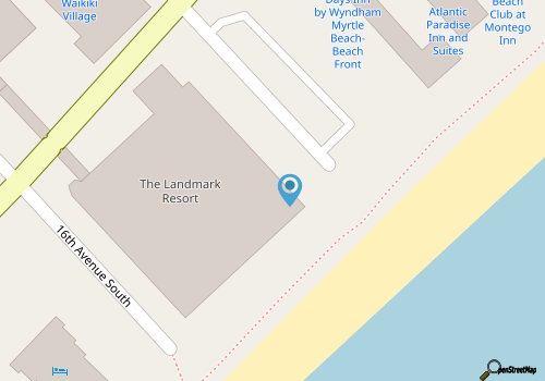 Landmark 1415- Ocean View in Myrtle Beach -Pool map location