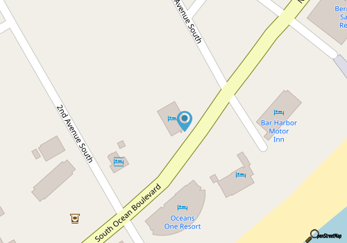 Fully Updated 1BR Oceanfront Oasis at Oceans One map location