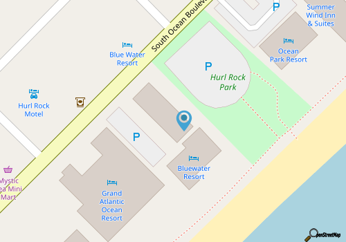 Bluewater Resort 1108 map location