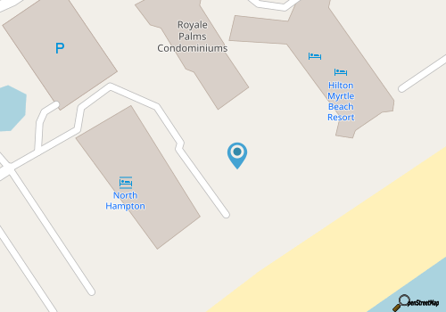 Beautiful 2-bedroom, 2 bath condo, located in Myrtle Beach, steps to the beach! map location